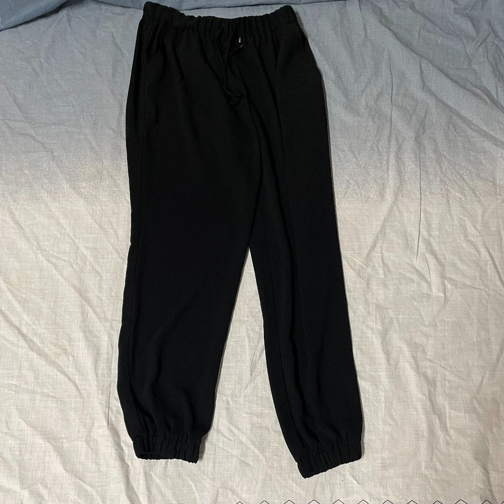 Joe B Pants with Drawstring and Cinched Bottom of Pants
